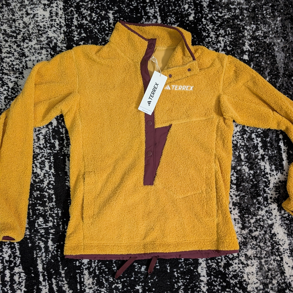 Adidas Terrex Mustard Fleece Jacket